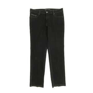 Levi's Mid Rise Skinny Women's size 14 Short Black Denim Jeans